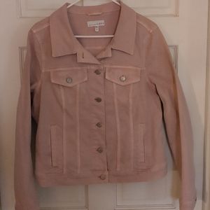 LOFT Pink Denim Jacket
